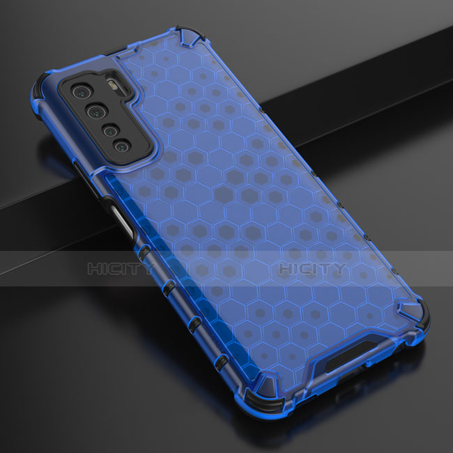 Funda Silicona Ultrafina Goma Carcasa C01 para Huawei Nova 7 SE 5G Azul