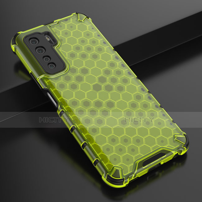 Funda Silicona Ultrafina Goma Carcasa C01 para Huawei Nova 7 SE 5G Verde