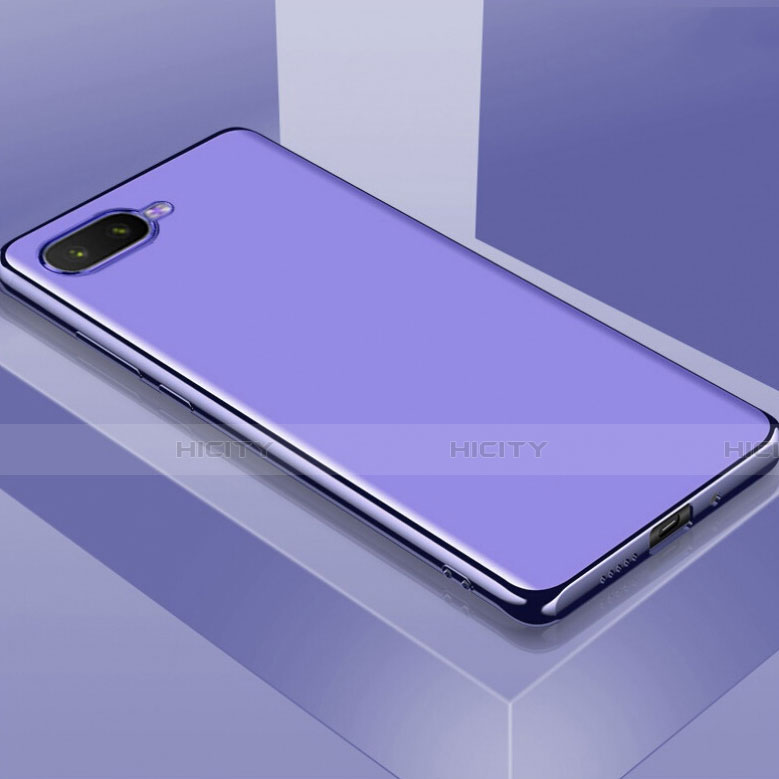 Funda Silicona Ultrafina Goma Carcasa C01 para Oppo K1 Morado