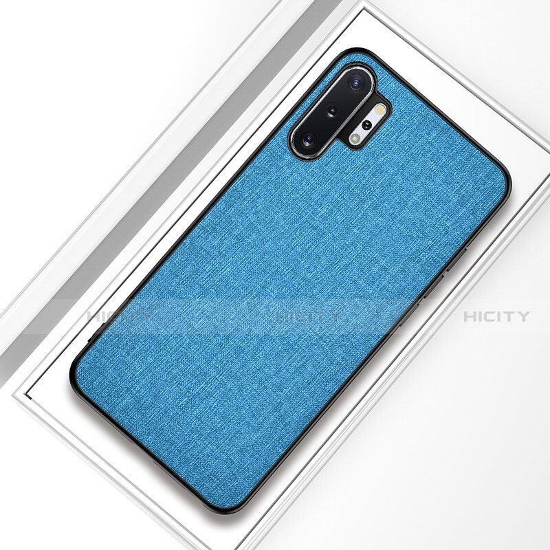 Funda Silicona Ultrafina Goma Carcasa C01 para Samsung Galaxy Note 10 Plus 5G Azul Cielo