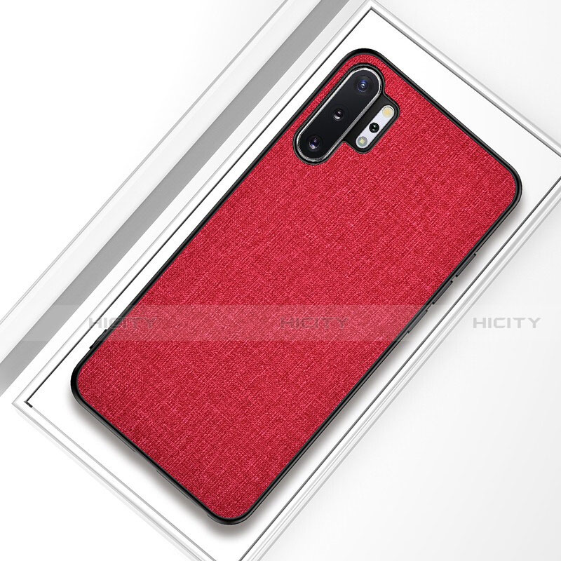 Funda Silicona Ultrafina Goma Carcasa C01 para Samsung Galaxy Note 10 Plus 5G Rojo