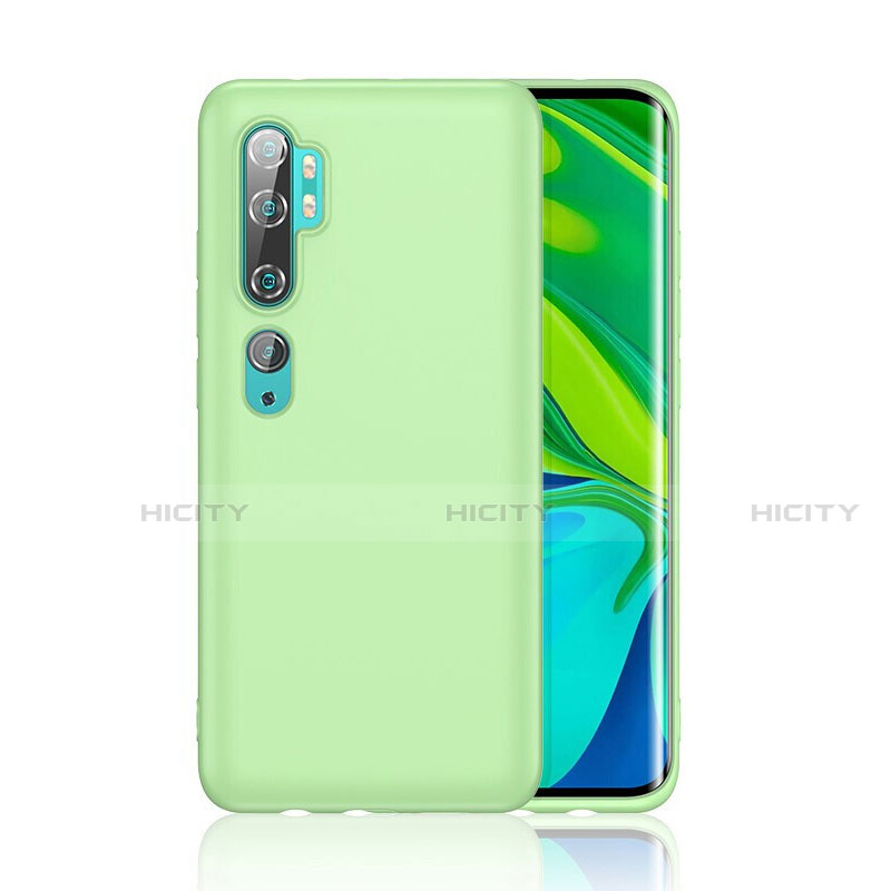 Funda Silicona Ultrafina Goma Carcasa C01 para Xiaomi Mi Note 10 Pro Verde