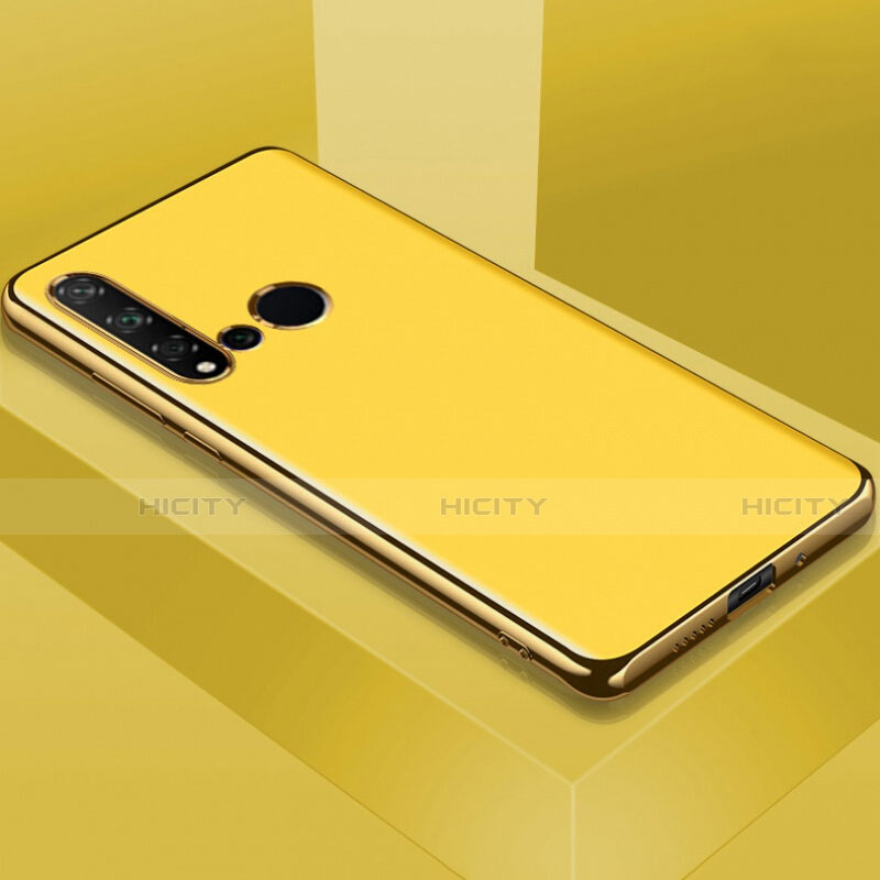 Funda Silicona Ultrafina Goma Carcasa C02 para Huawei P20 Lite (2019) Amarillo