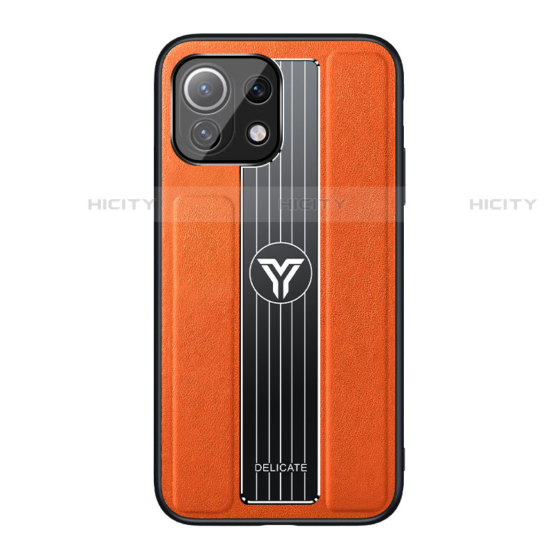 Funda Silicona Ultrafina Goma Carcasa C02 para Xiaomi Mi 11 Lite 5G NE Naranja