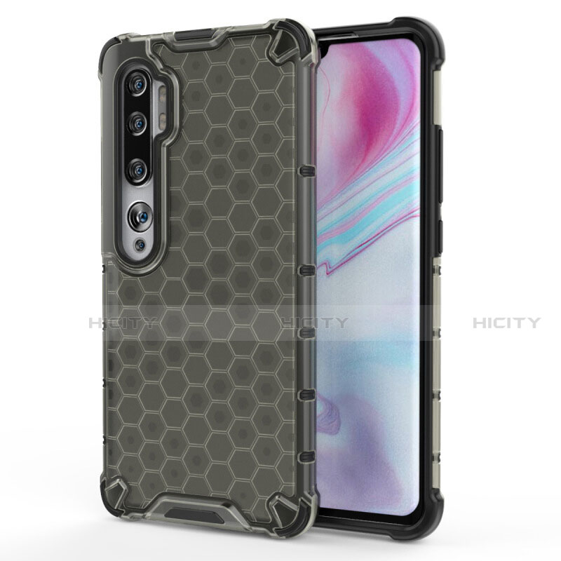 Funda Silicona Ultrafina Goma Carcasa C02 para Xiaomi Mi Note 10 Gris