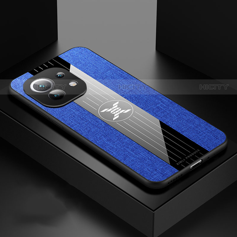 Funda Silicona Ultrafina Goma Carcasa C04 para Xiaomi Mi 11 5G Azul