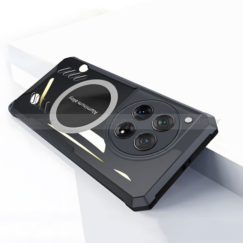 Funda Silicona Ultrafina Goma Carcasa con Mag-Safe Magnetic P01 para OnePlus 12R 5G