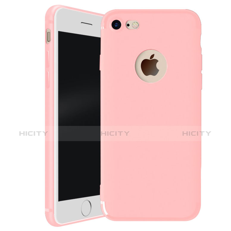 Funda Silicona Ultrafina Goma Carcasa H01 para Apple iPhone 8 Rosa