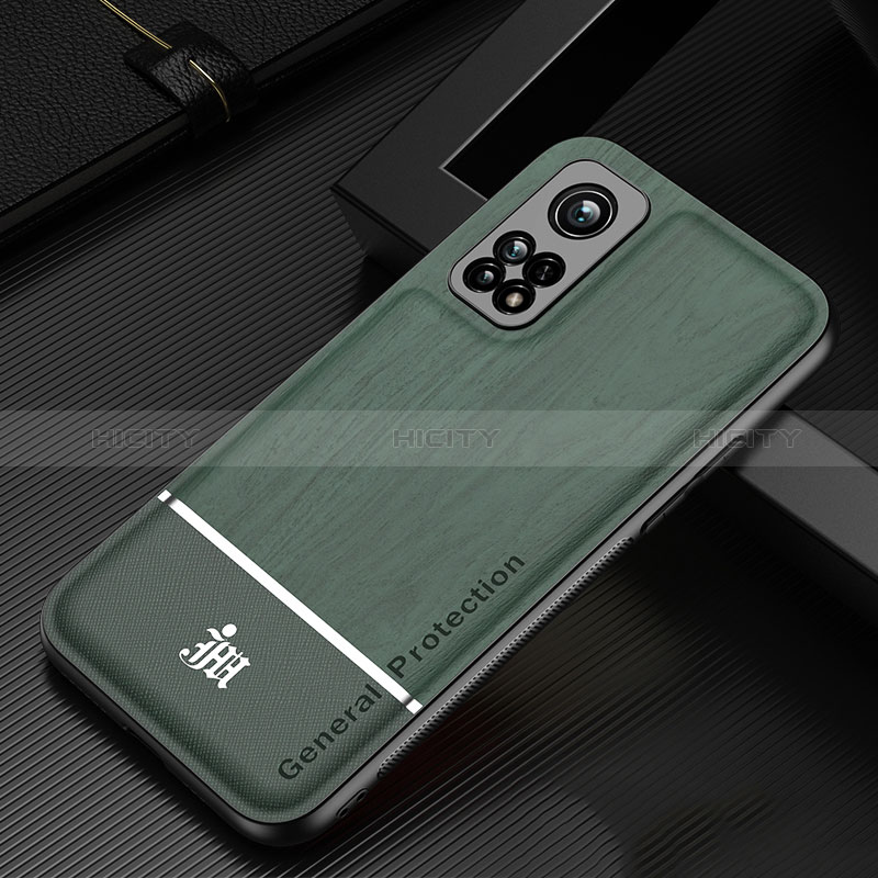 Funda Silicona Ultrafina Goma Carcasa JM1 para Xiaomi Mi 10T Pro 5G Verde