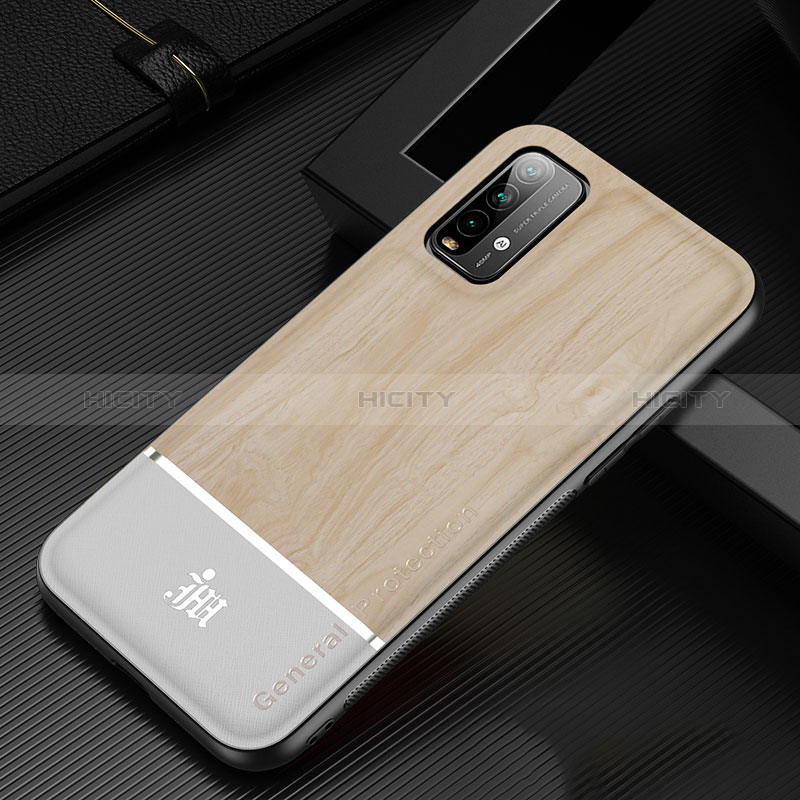 Funda Silicona Ultrafina Goma Carcasa JM1 para Xiaomi Redmi 9T 4G Oro