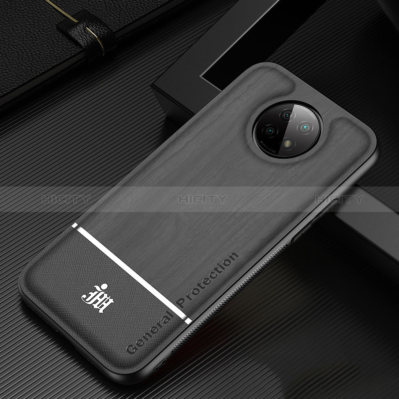 Funda Silicona Ultrafina Goma Carcasa JM1 para Xiaomi Redmi Note 9 5G Negro