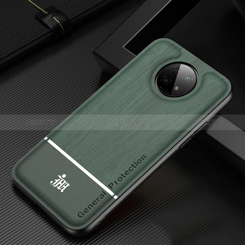 Funda Silicona Ultrafina Goma Carcasa JM1 para Xiaomi Redmi Note 9 5G Verde