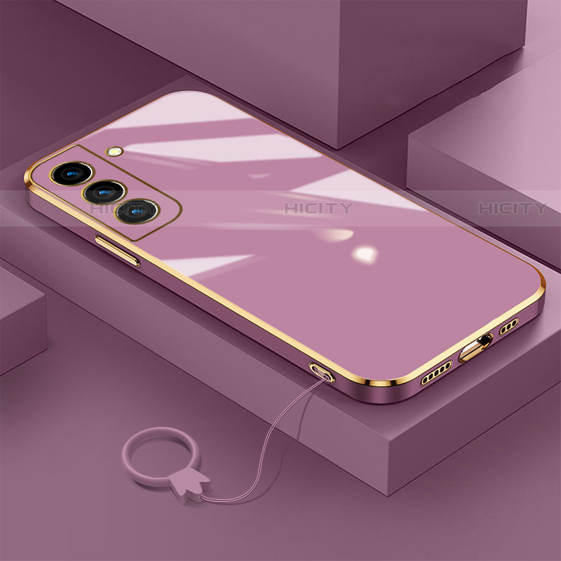 Funda Silicona Ultrafina Goma Carcasa M01 para Samsung Galaxy S21 FE 5G Morado