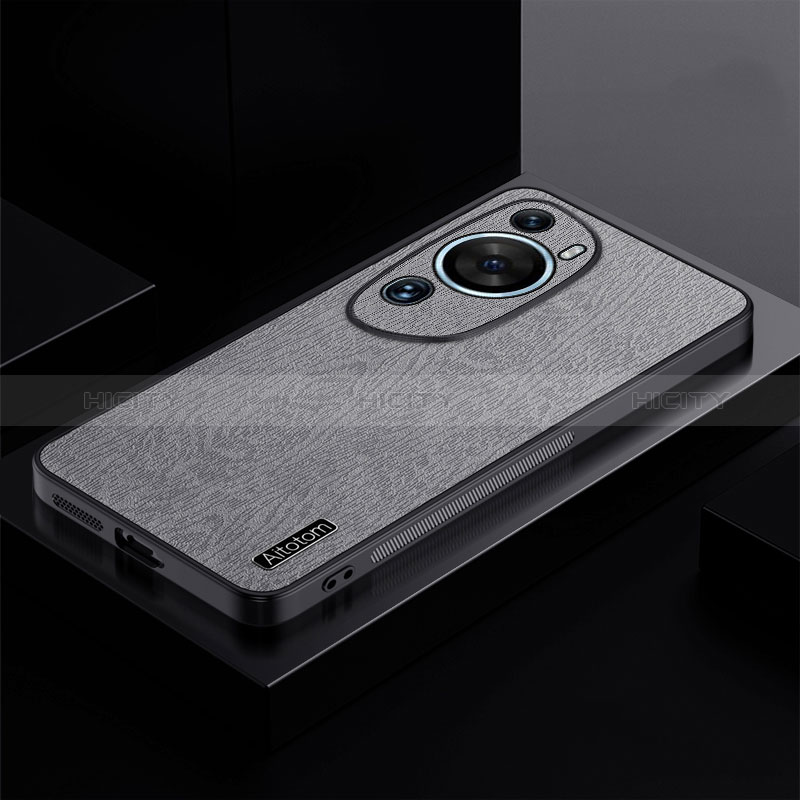 Funda Silicona Ultrafina Goma Carcasa PB1 para Huawei P60 Art Gris