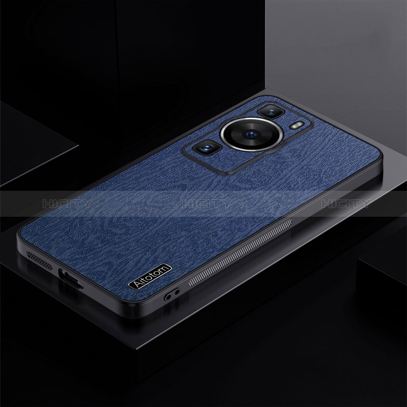 Funda Silicona Ultrafina Goma Carcasa PB1 para Huawei P60 Azul