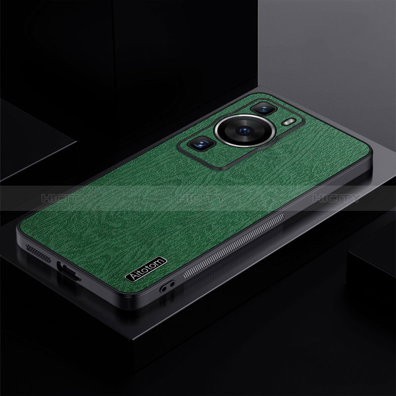 Funda Silicona Ultrafina Goma Carcasa PB1 para Huawei P60 Pro Verde