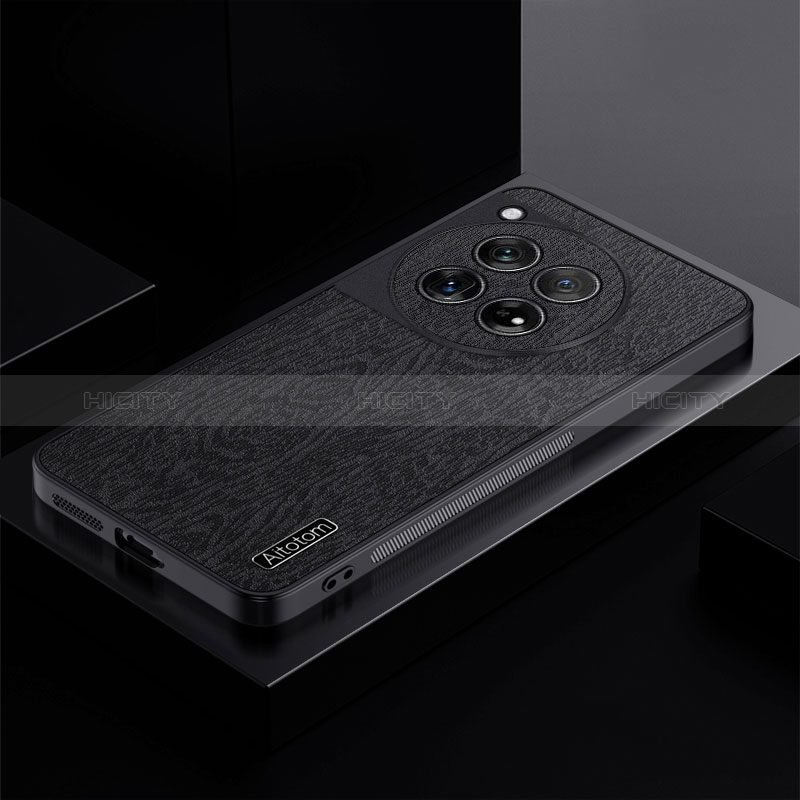 Funda Silicona Ultrafina Goma Carcasa PB1 para OnePlus 12 5G Negro