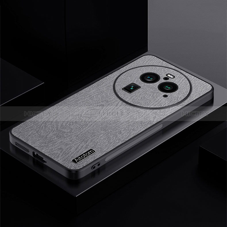 Funda Silicona Ultrafina Goma Carcasa PB1 para Oppo Find X6 5G Gris