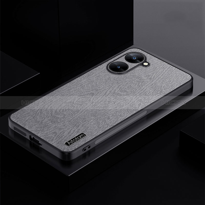 Funda Silicona Ultrafina Goma Carcasa PB1 para Realme Q5x 5G Gris