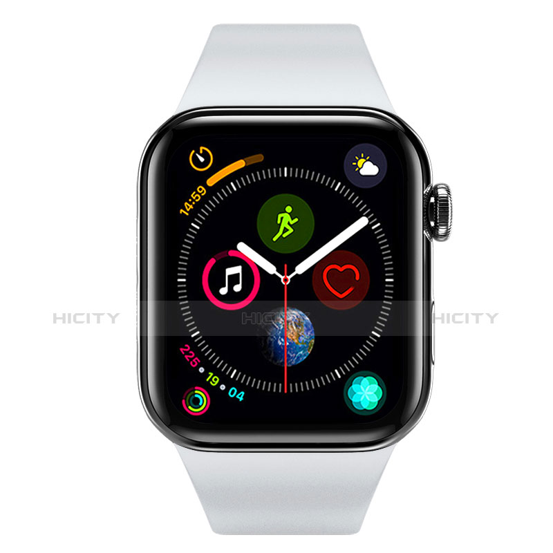 Funda Silicona Ultrafina Goma Carcasa S01 para Apple iWatch 4 44mm Negro