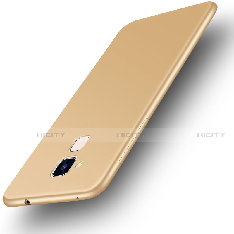 Funda Silicona Ultrafina Goma Carcasa S01 para Huawei GR5 Mini Oro