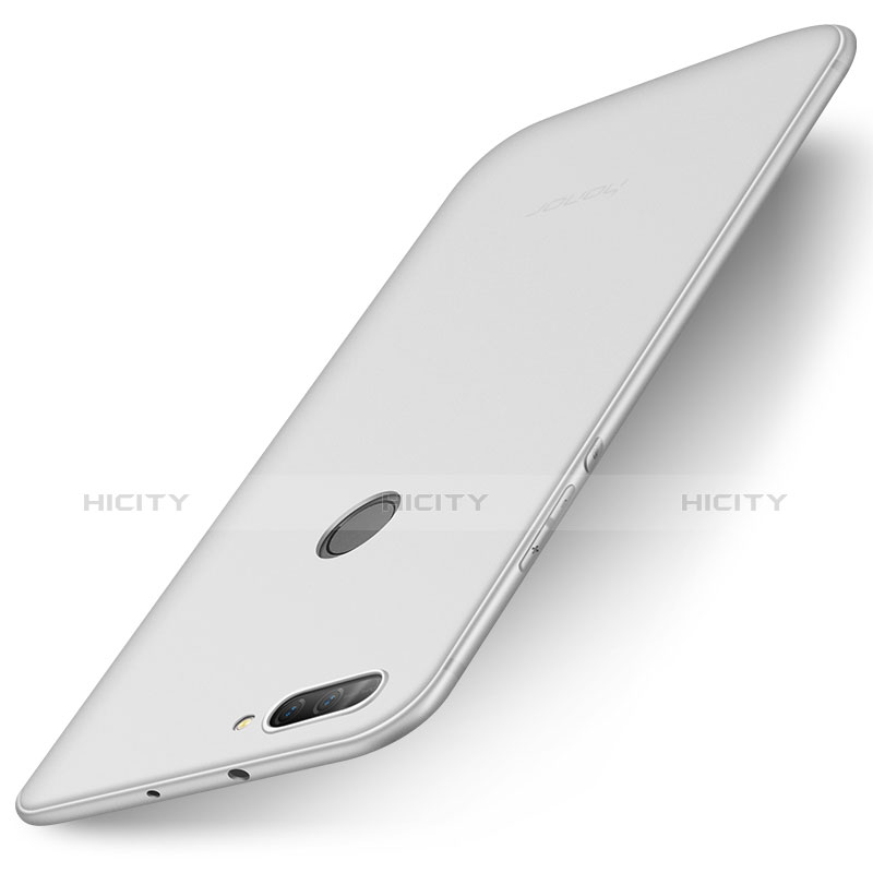 Funda Silicona Ultrafina Goma Carcasa S01 para Huawei Honor 8 Pro Blanco