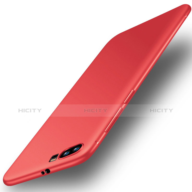 Funda Silicona Ultrafina Goma Carcasa S01 para Huawei Honor 9 Premium Rojo