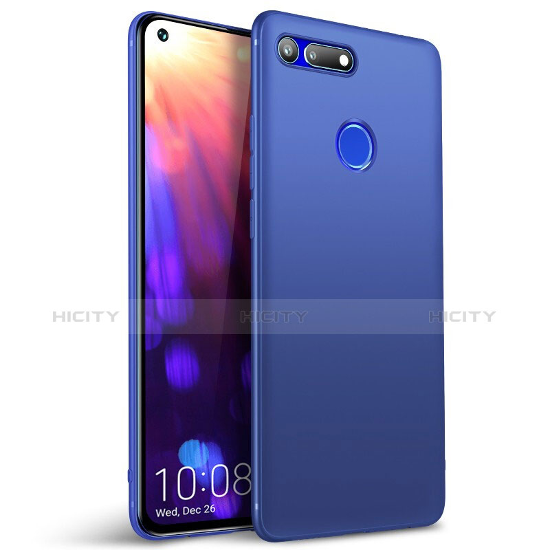 Funda Silicona Ultrafina Goma Carcasa S01 para Huawei Honor V20 Azul