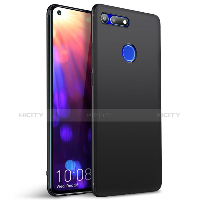 Funda Silicona Ultrafina Goma Carcasa S01 para Huawei Honor View 20 Negro