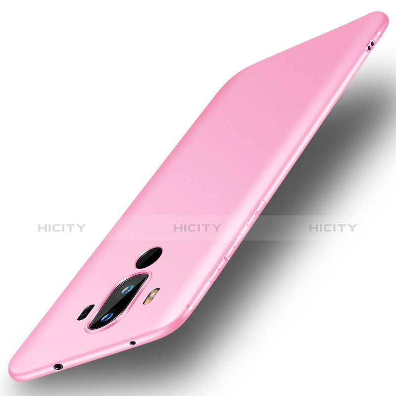 Funda Silicona Ultrafina Goma Carcasa S01 para Huawei Mate 9 Rosa