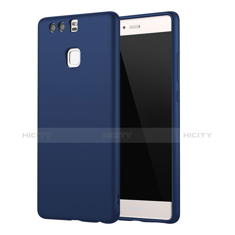 Funda Silicona Ultrafina Goma Carcasa S01 para Huawei P9 Azul