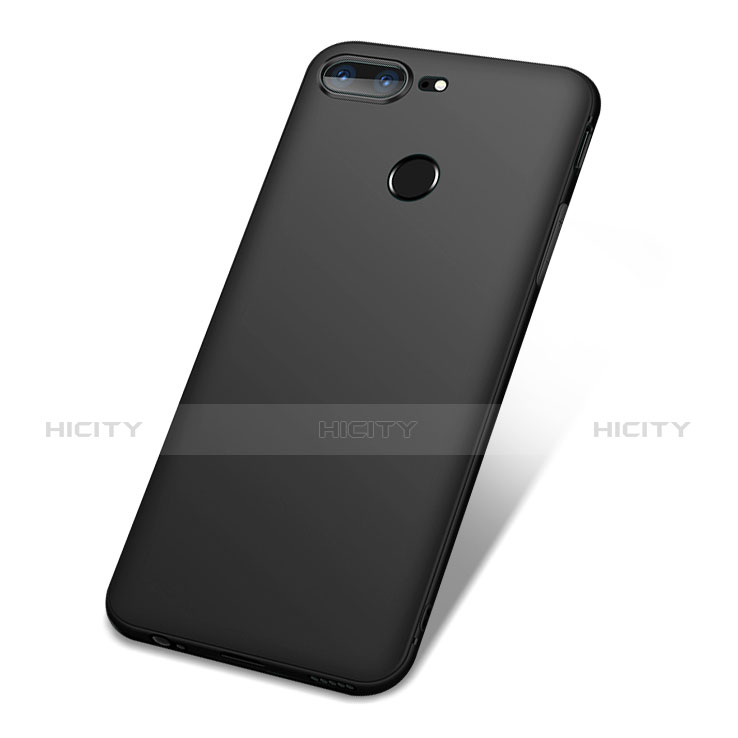 Funda Silicona Ultrafina Goma Carcasa S01 para OnePlus 5T A5010 Negro