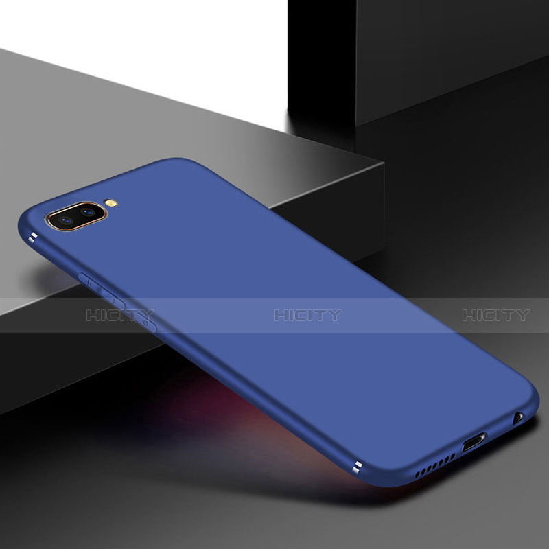 Funda Silicona Ultrafina Goma Carcasa S01 para Oppo A12e Azul