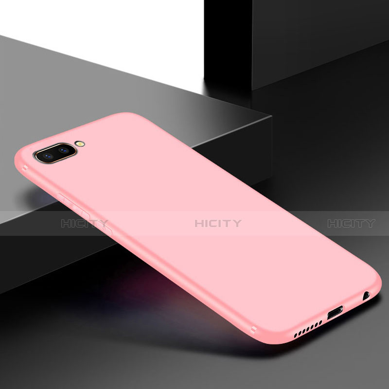 Funda Silicona Ultrafina Goma Carcasa S01 para Oppo A12e Rosa