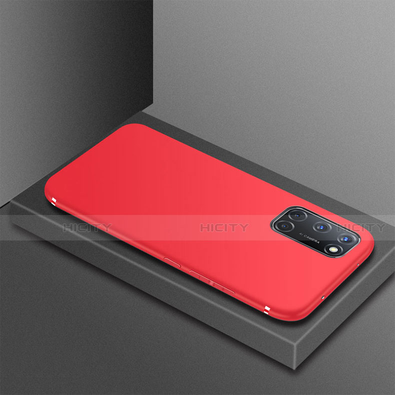 Funda Silicona Ultrafina Goma Carcasa S01 para Oppo A52 Rojo