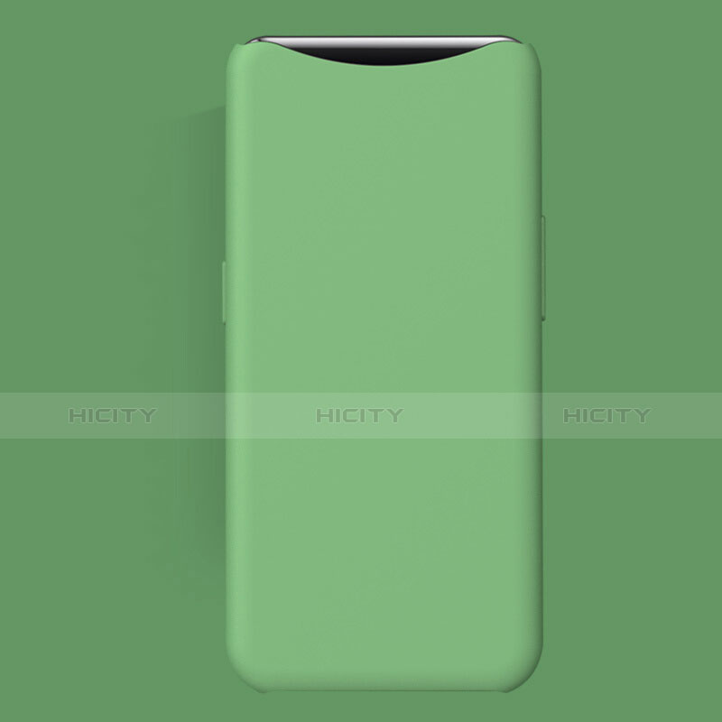 Funda Silicona Ultrafina Goma Carcasa S01 para Oppo Find X Verde