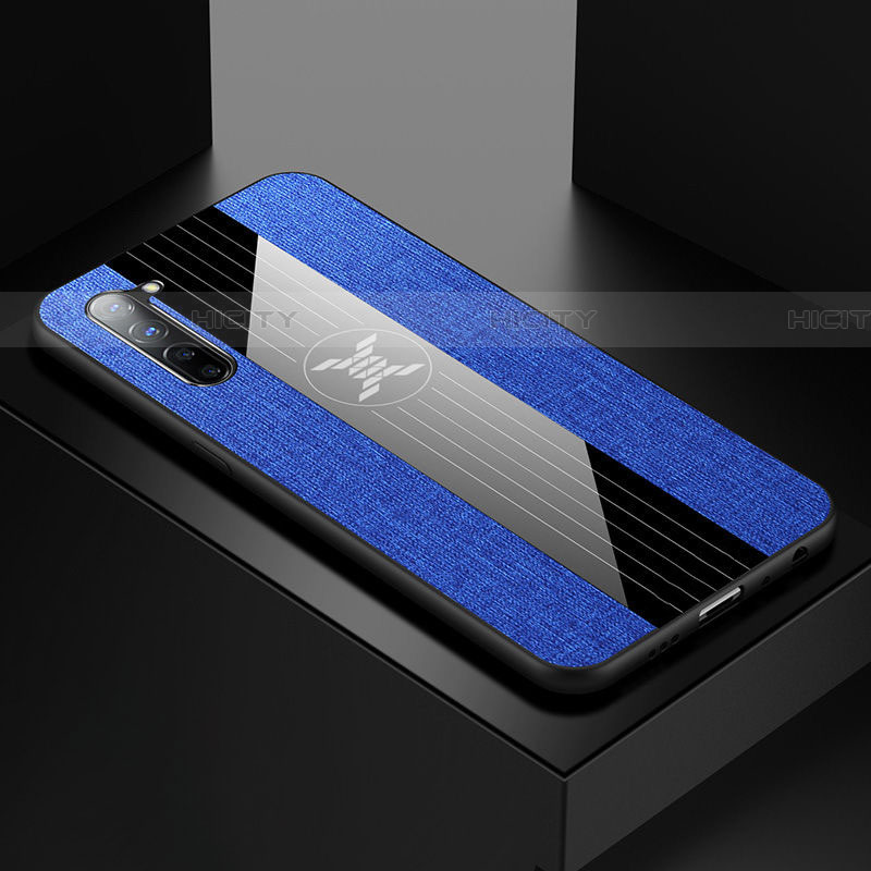 Funda Silicona Ultrafina Goma Carcasa S01 para Oppo Find X2 Lite Azul