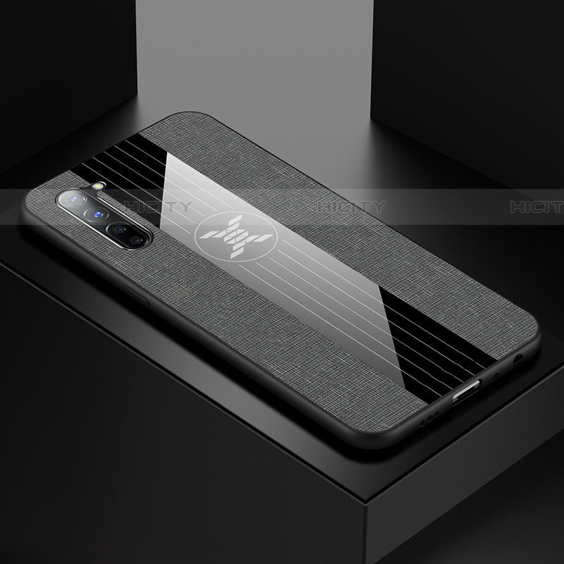 Funda Silicona Ultrafina Goma Carcasa S01 para Oppo Reno3 Gris