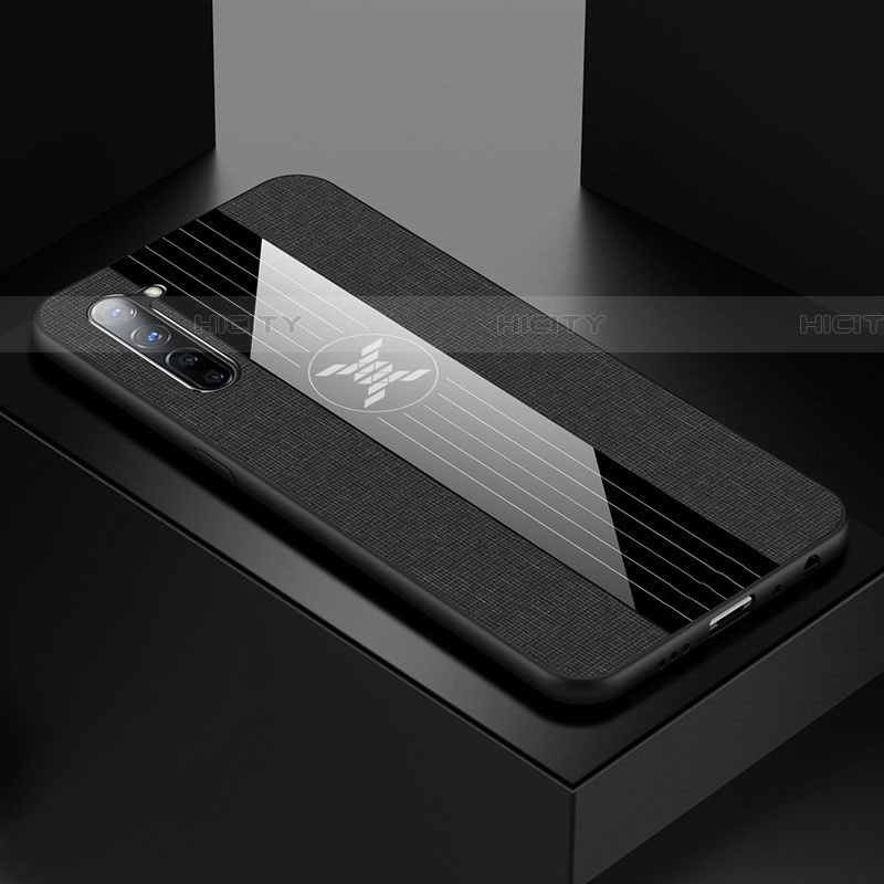 Funda Silicona Ultrafina Goma Carcasa S01 para Oppo Reno3 Negro