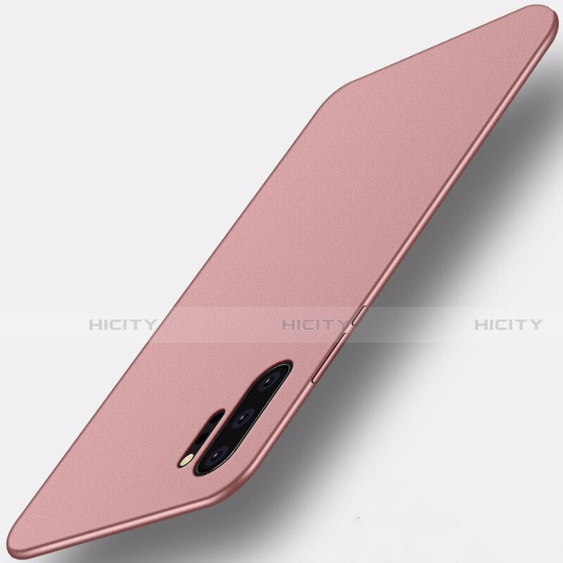 Funda Silicona Ultrafina Goma Carcasa S01 para Samsung Galaxy Note 10 Plus 5G Oro Rosa