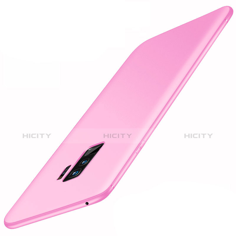 Funda Silicona Ultrafina Goma Carcasa S01 para Samsung Galaxy S9 Plus Rosa