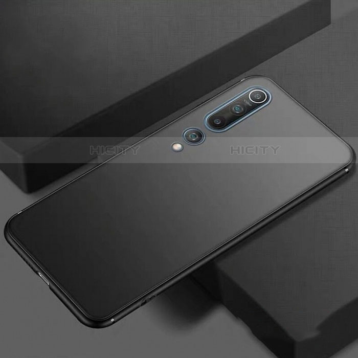 Funda Silicona Ultrafina Goma Carcasa S01 para Xiaomi Mi 10 Negro