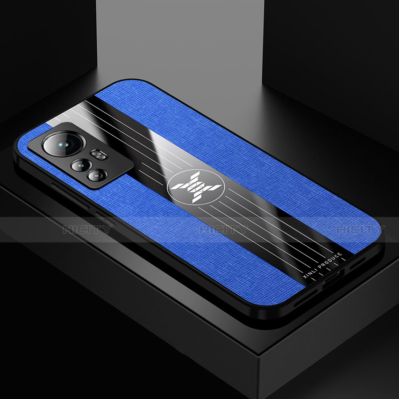 Funda Silicona Ultrafina Goma Carcasa S01 para Xiaomi Mi 12 5G Azul