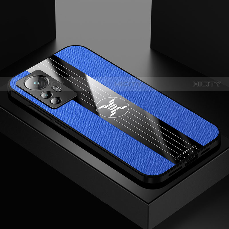 Funda Silicona Ultrafina Goma Carcasa S01 para Xiaomi Mi 12X 5G Azul