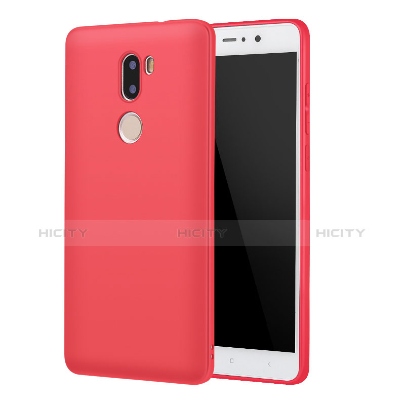 Funda Silicona Ultrafina Goma Carcasa S01 para Xiaomi Mi 5S Plus Rojo