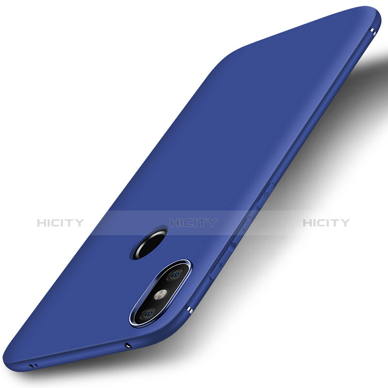 Funda Silicona Ultrafina Goma Carcasa S01 para Xiaomi Mi A2 Lite Azul