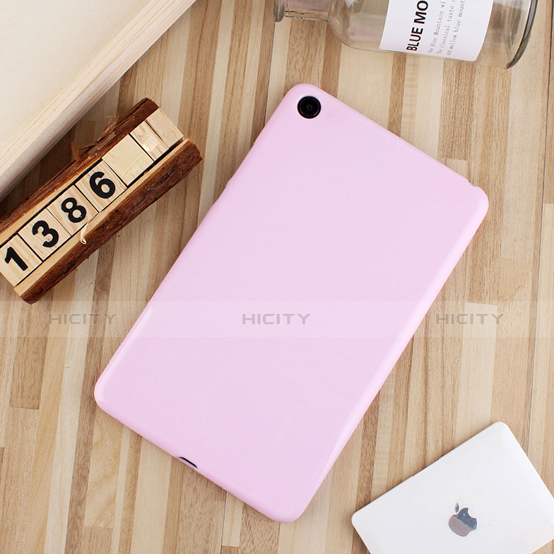 Funda Silicona Ultrafina Goma Carcasa S01 para Xiaomi Mi Pad 4 Plus 10.1 Rosa