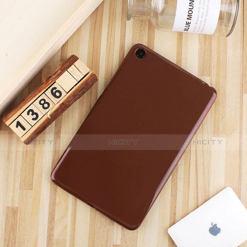 Funda Silicona Ultrafina Goma Carcasa S01 para Xiaomi Mi Pad Marron