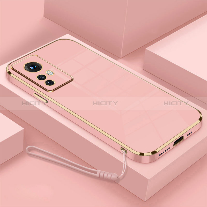 Funda Silicona Ultrafina Goma Carcasa S01 para Xiaomi Redmi K50 Ultra 5G Rosa