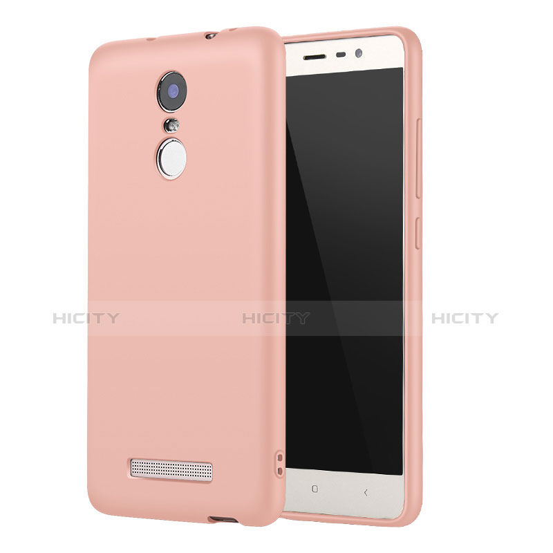 Funda Silicona Ultrafina Goma Carcasa S01 para Xiaomi Redmi Note 3 Pro Rosa